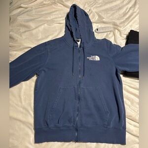 The North Face Light Blue Zip Up